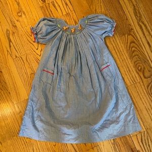 Girls’ smocked dress